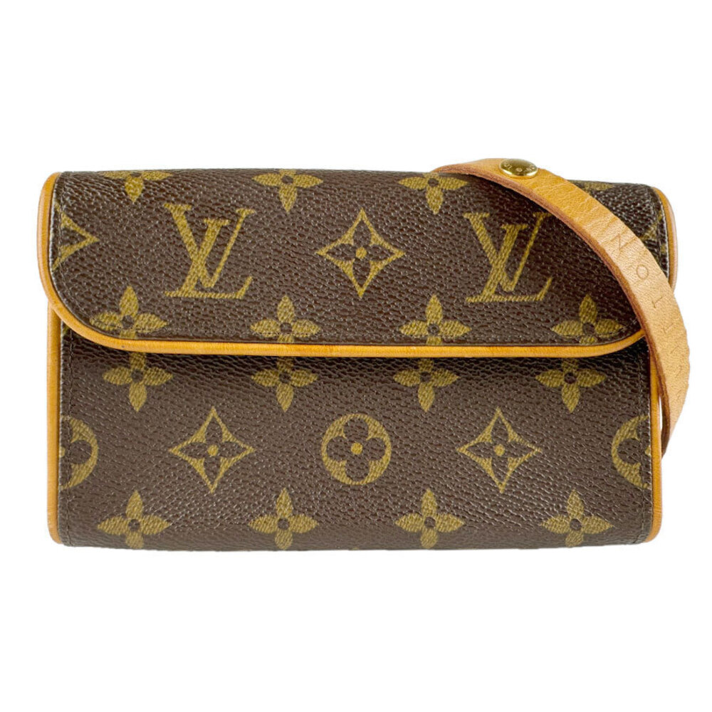 Louis Vuitton waist bag belt Monogram Pochette Florentine canvas brown